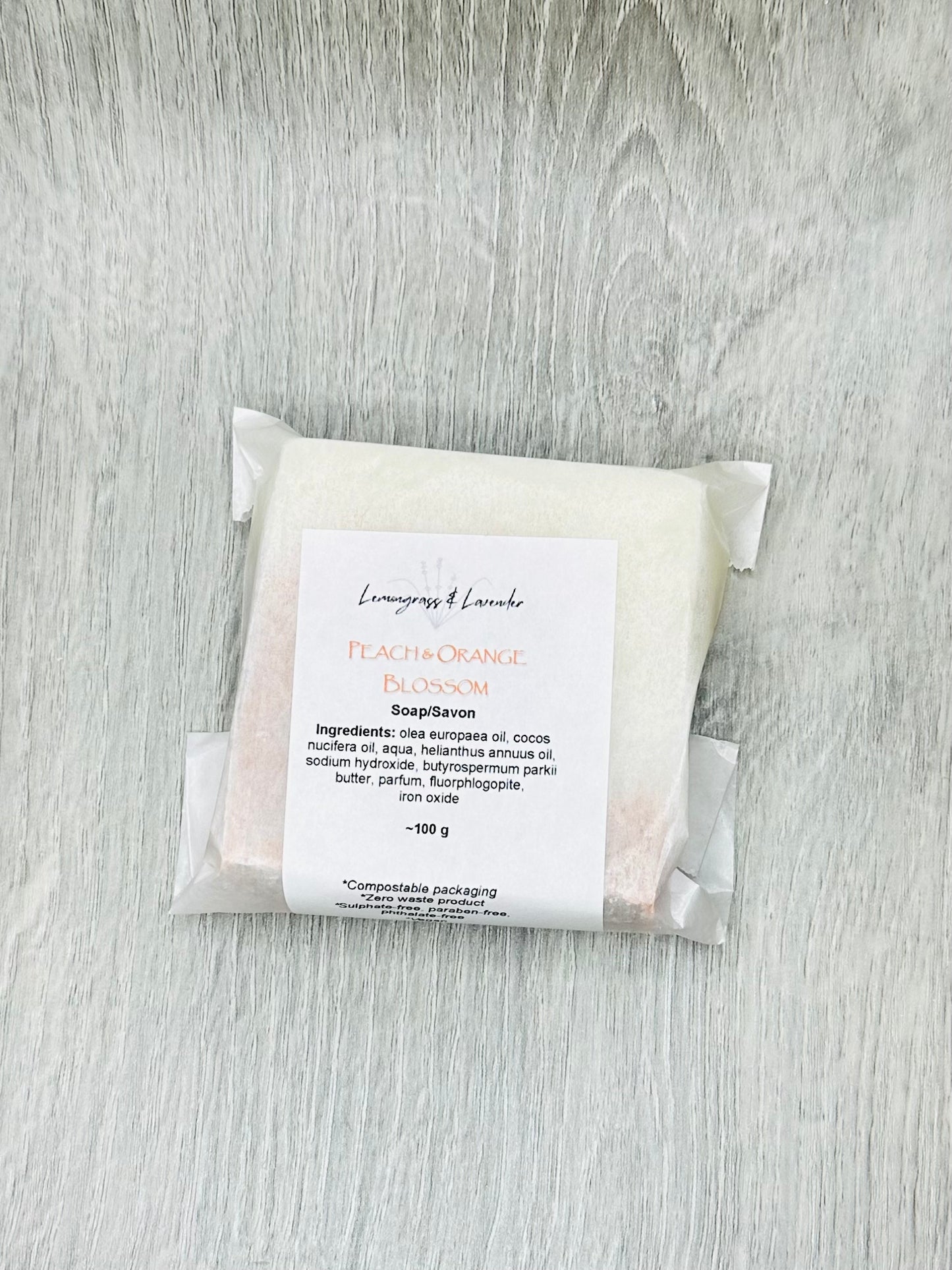 Peach & Orange Blossom Soap/savon