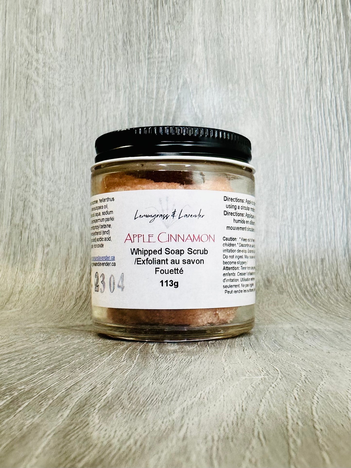 Apple Cinnamon Whipped Soap Scrub