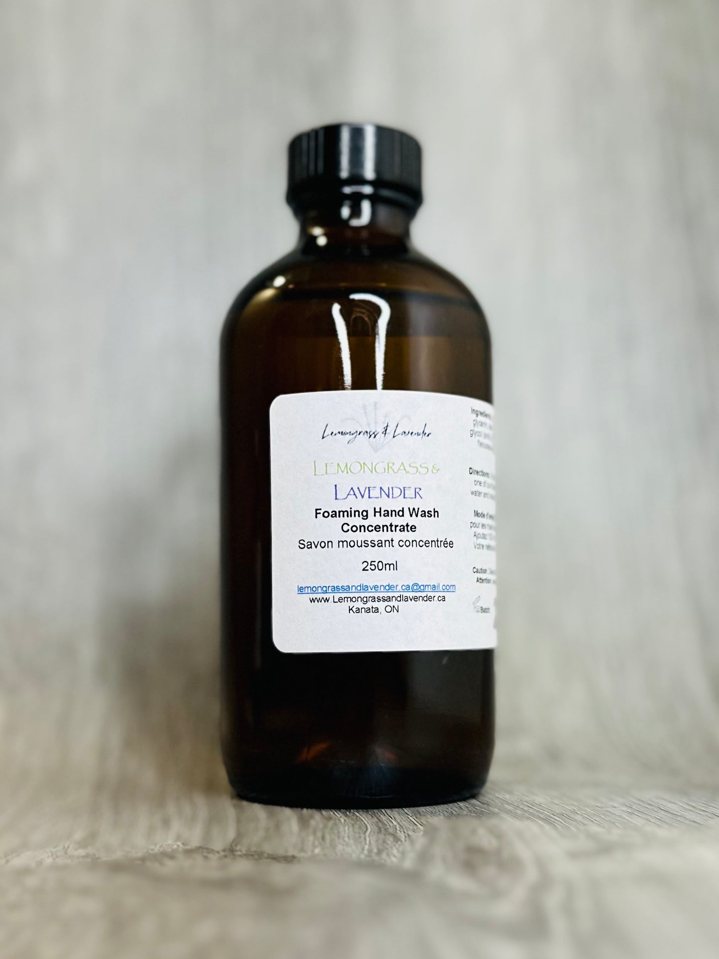 Lemongrass & Lavender Foaming Hand Wash Concentrate