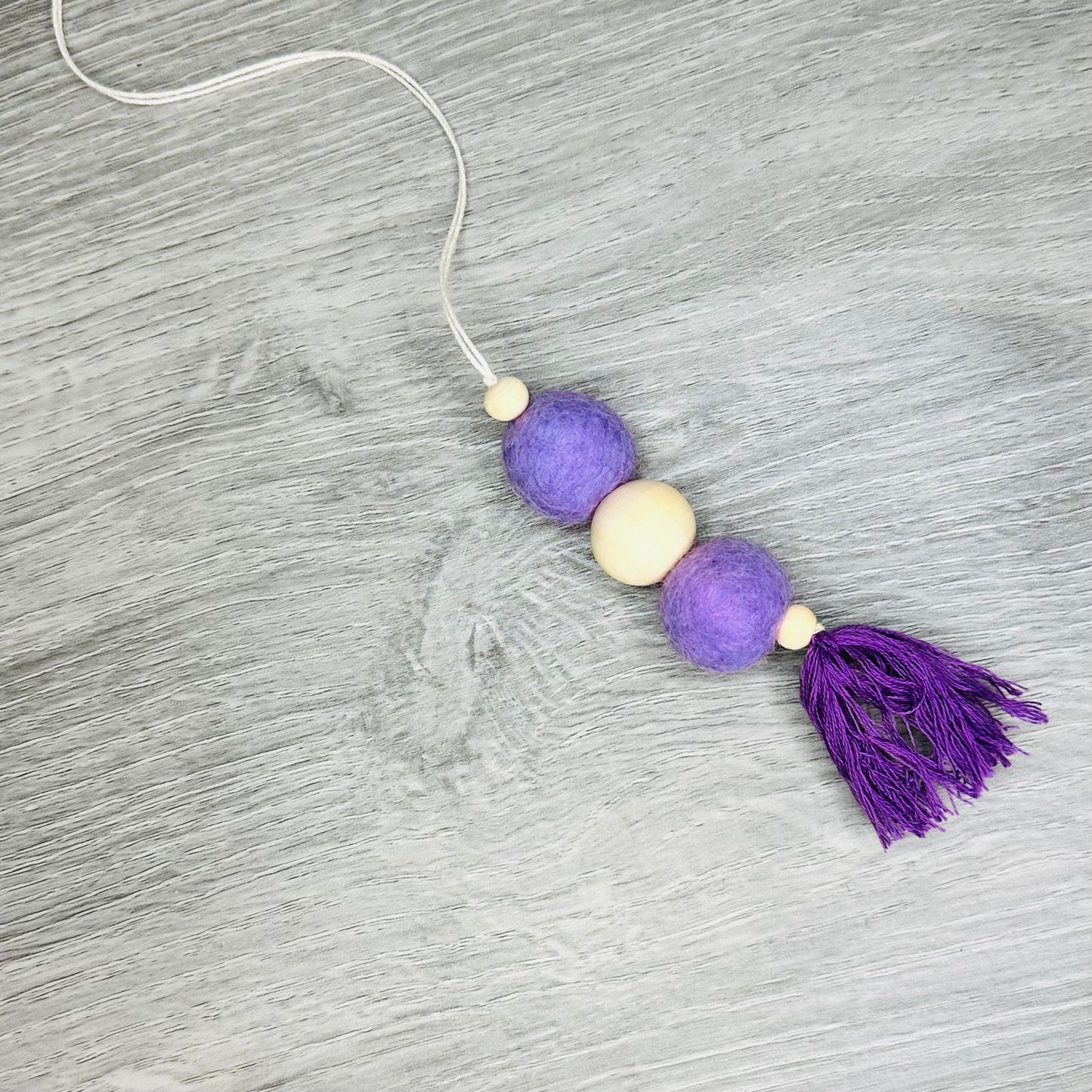 Essential Oil Diffuser Charm - Wool Puffs