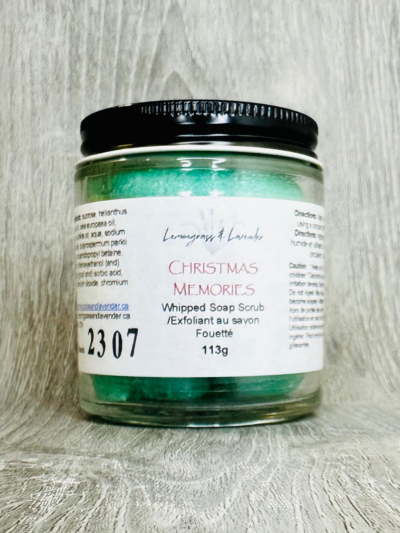 Christmas Memories Whipped Soap Scrub/ exfoliant de savon fouetté