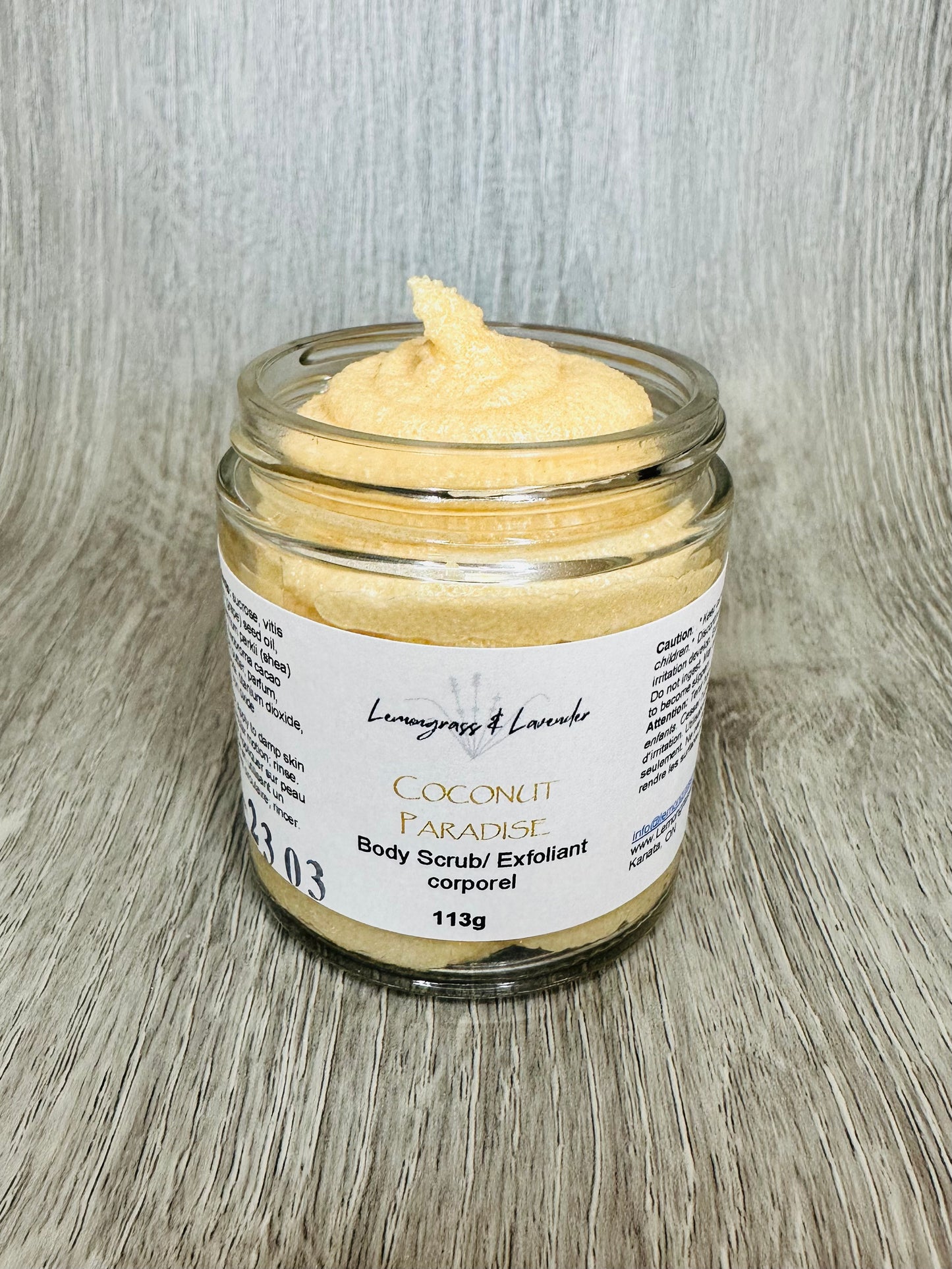 Coconut Paradise Body Scrub/exfoliant corporel