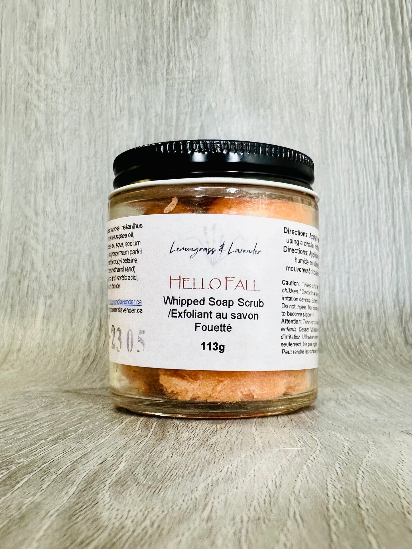 Hello Fall Whipped Soap Scrub