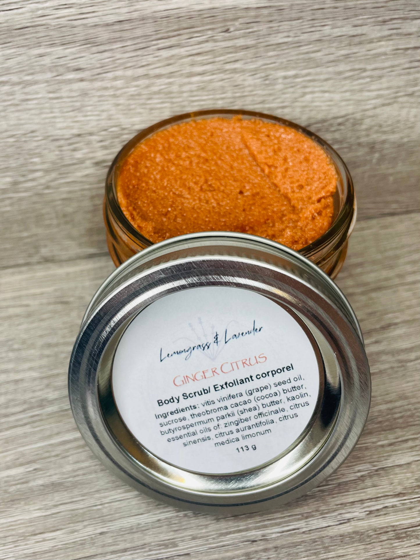 Ginger Citrus Body Scrub/exfoliant corporel