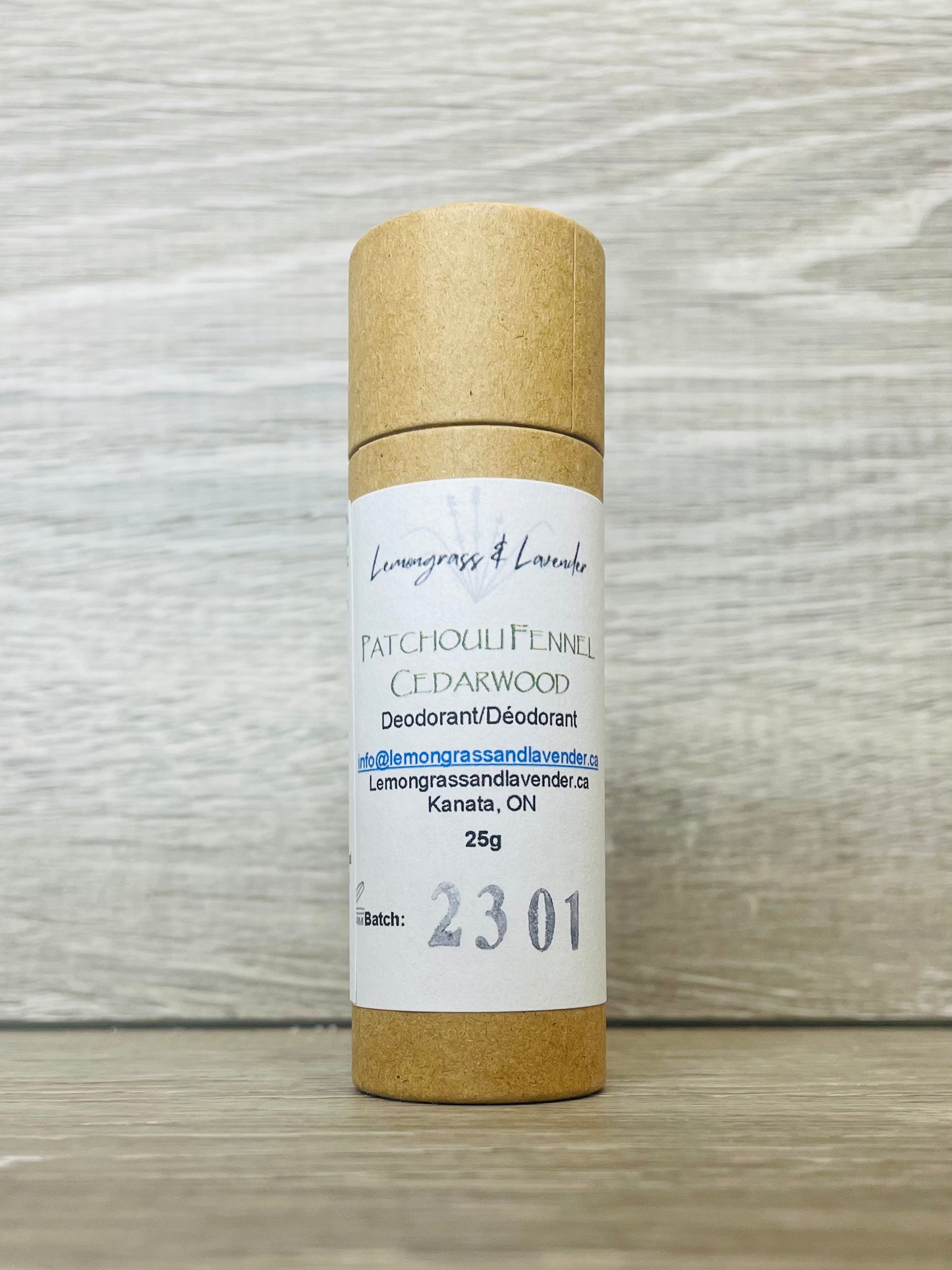 Patchouli Fennel Cedarwood Deodorant Stick