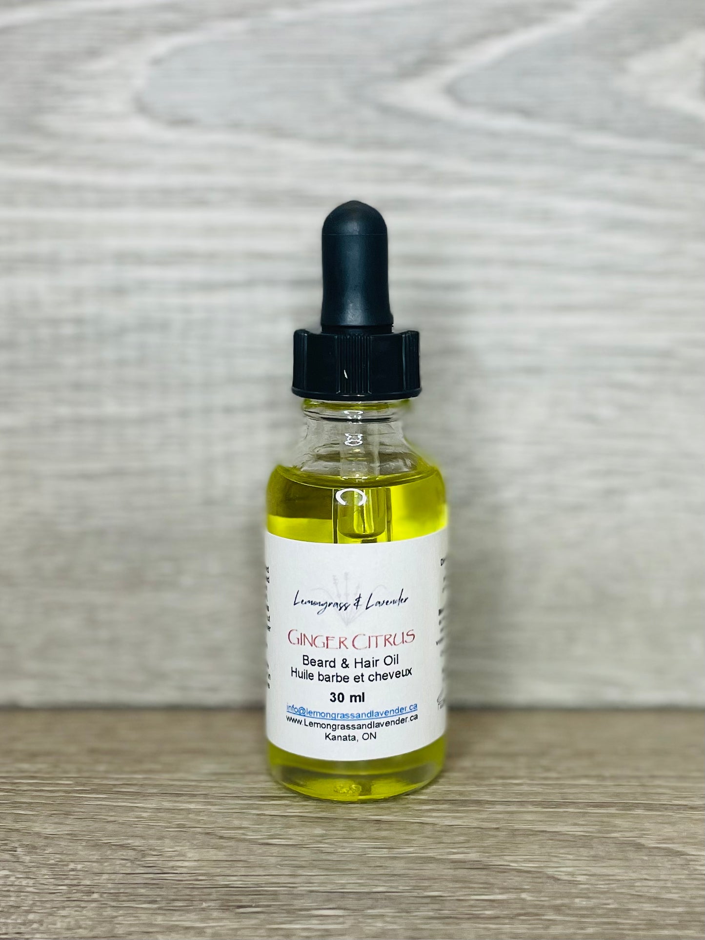 Ginger Citrus Beard & Hair Oil/huile barbe et cheveux