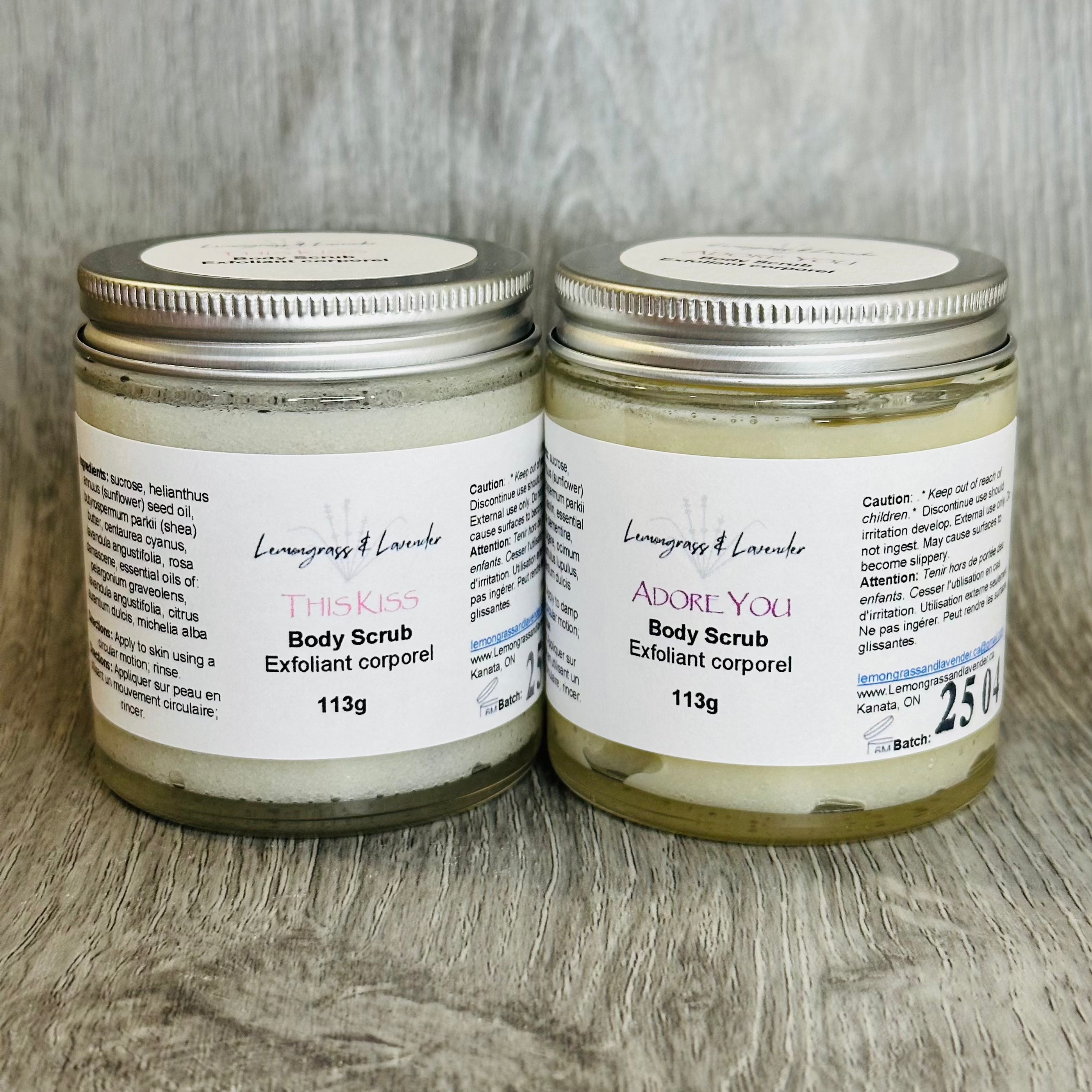 Body Scrubs โ Lemongrass & Lavender