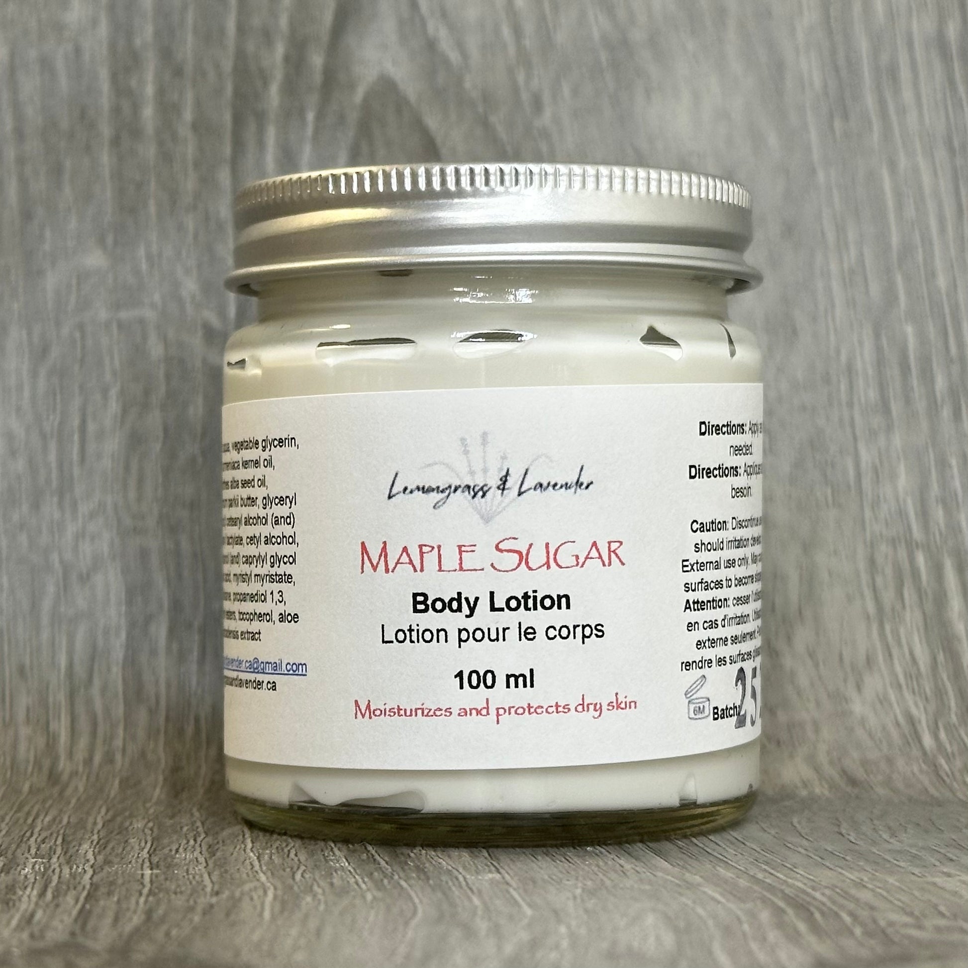 Maple Sugar Body Lotion/lotion corporel