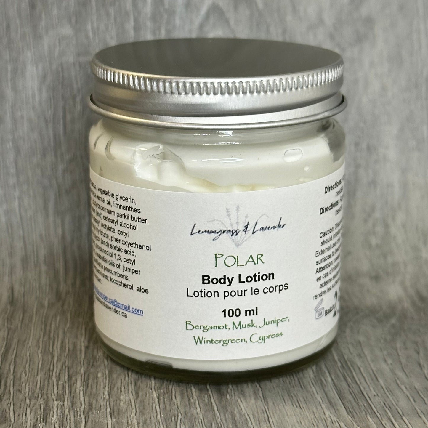 Polar Body Lotion/ Lotion corporel
Made in Canada
Sustainable packaging