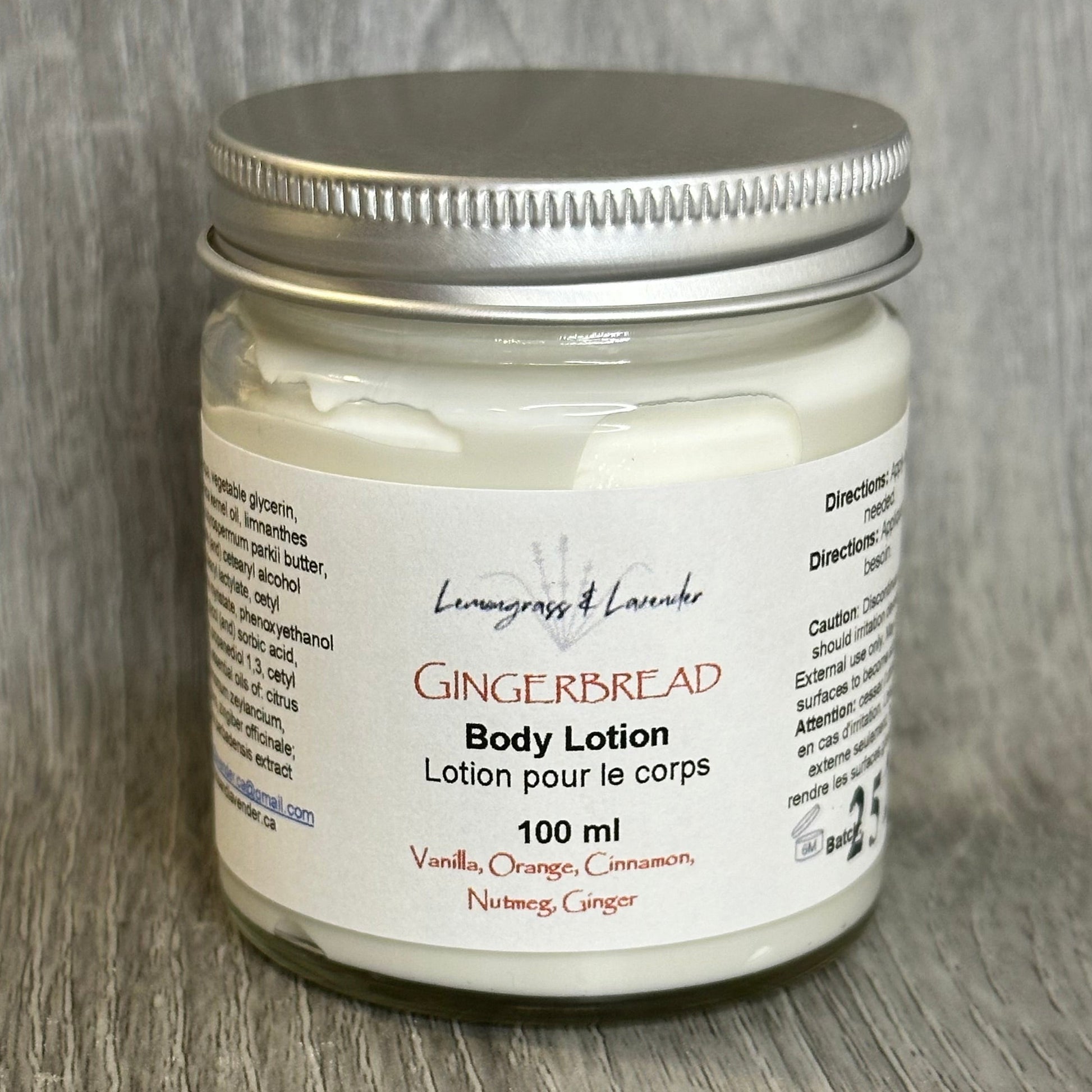 Gingerbread Body Lotion/ Lotion corporel
Made in Canada
Sustainable packaging