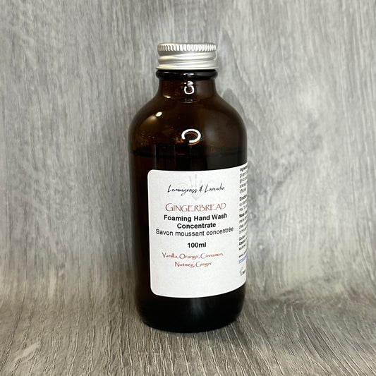 Gingerbread Foaming Hand Wash Concentrate/Savon moussant concentrée
Made in Canada
Sustainable packaging