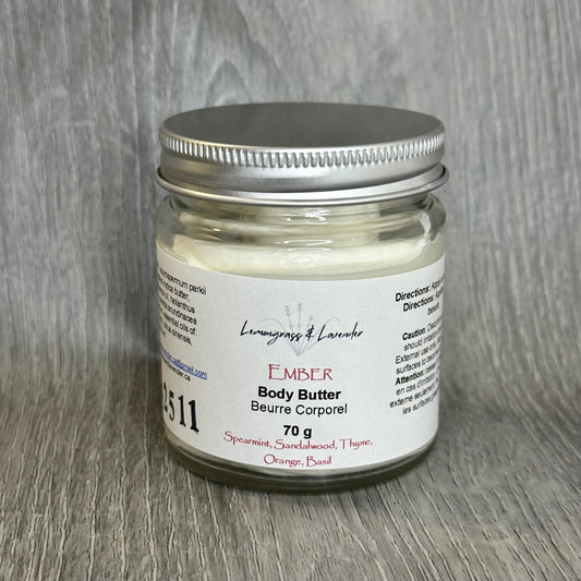 Ember Body Butter/beurre corporel
Made in Canada
Sustainable packaging