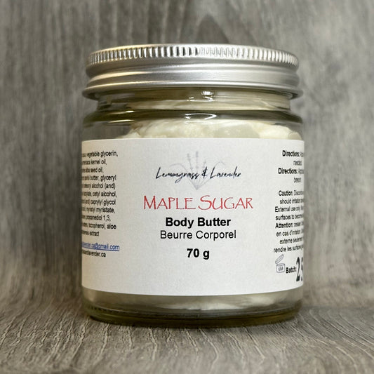 Maple Sugar Body Butter/beurre corporel