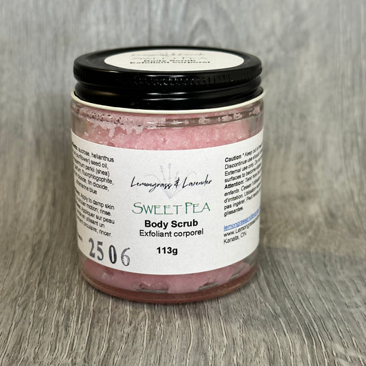 Sweet Pea Body Scrub
