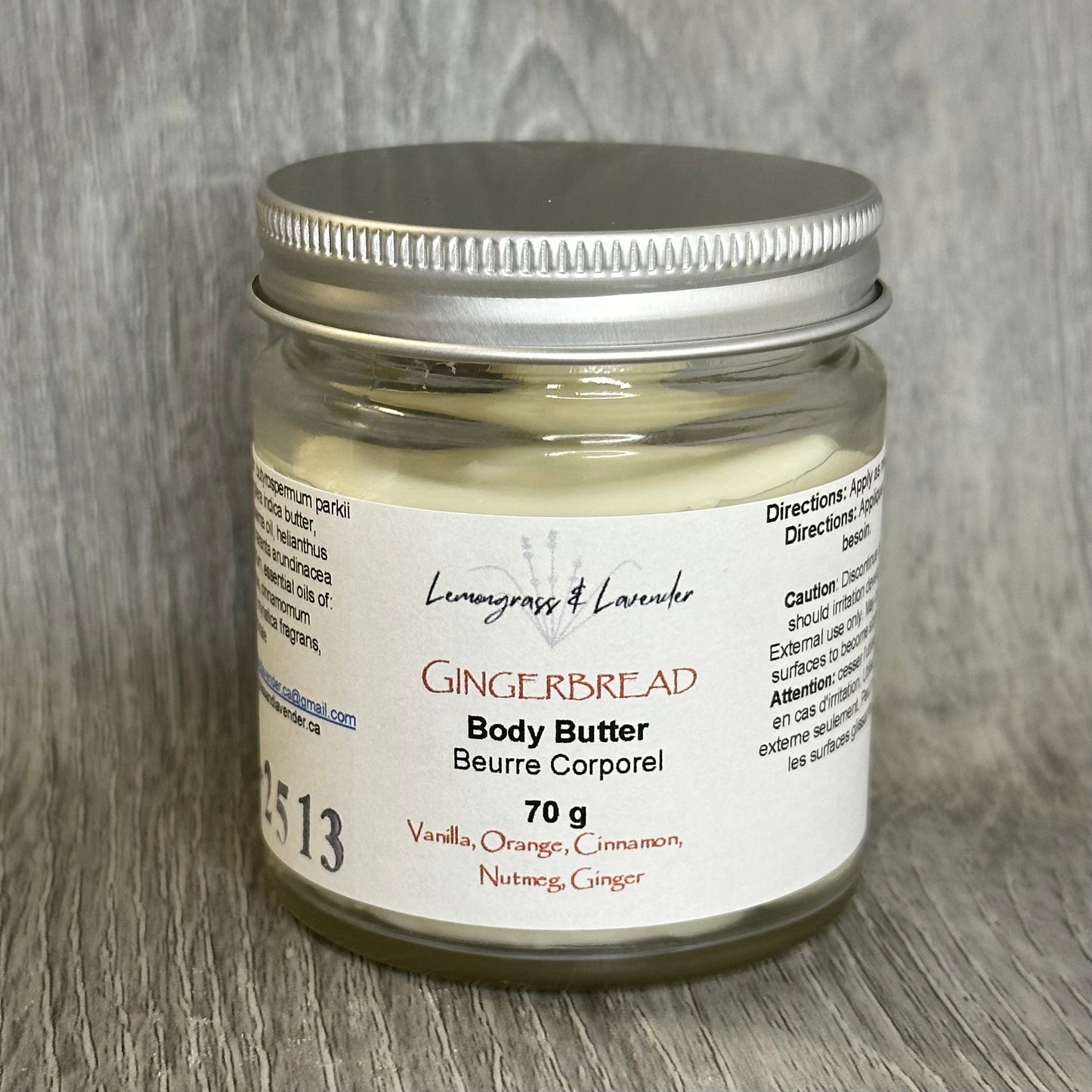 Gingerbread Body Butter/beurre corporel
Made in Canada
Sustainable packaging