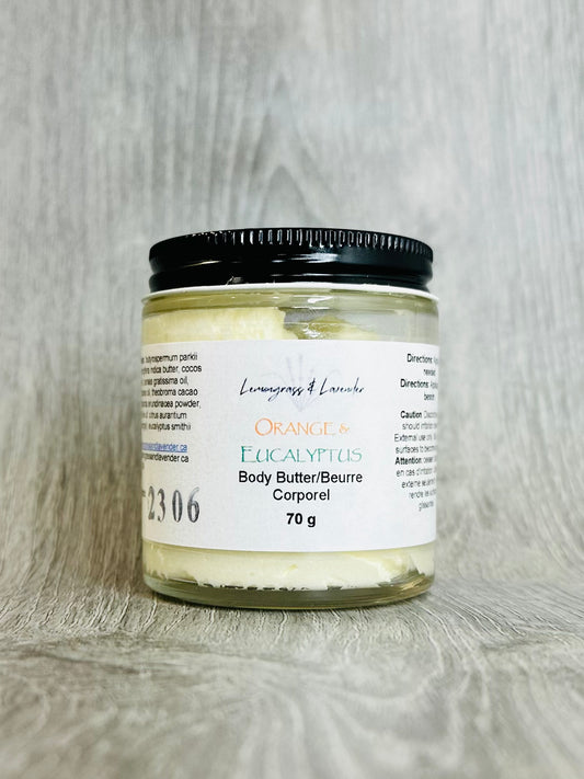 Orange & Eucalyptus Body Butter/beurre corporel