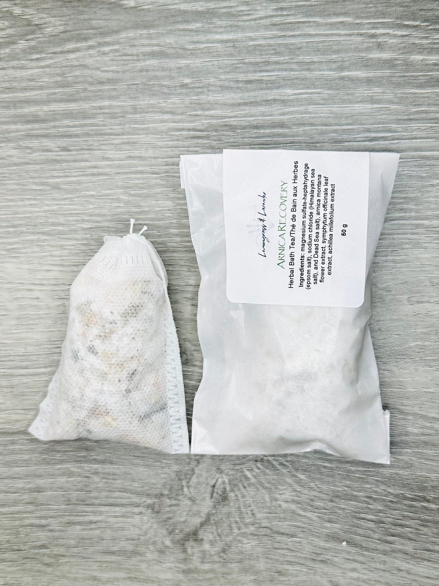 Tisane de bain réparatrice à l'arnica