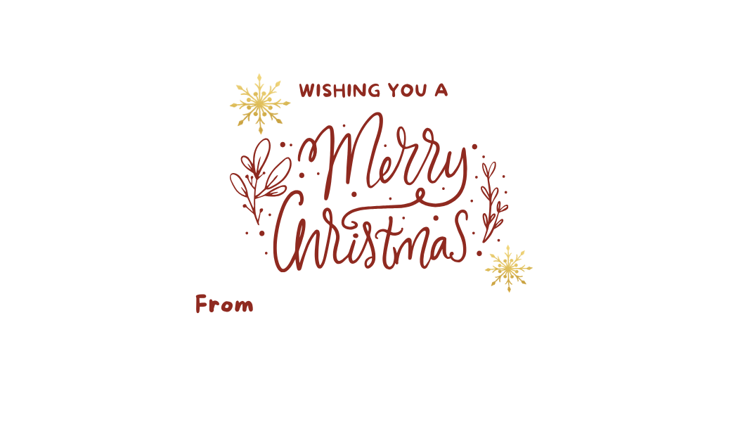 Christmas Gift Tag Add-On (with purchase of a gift set)