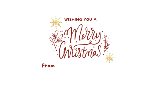 Christmas Gift Tag Add-On (with purchase of a gift set)