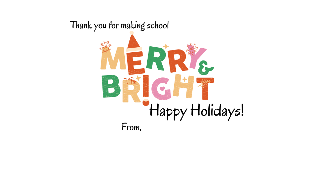 Christmas Gift Tag Add-On (with purchase of a gift set)