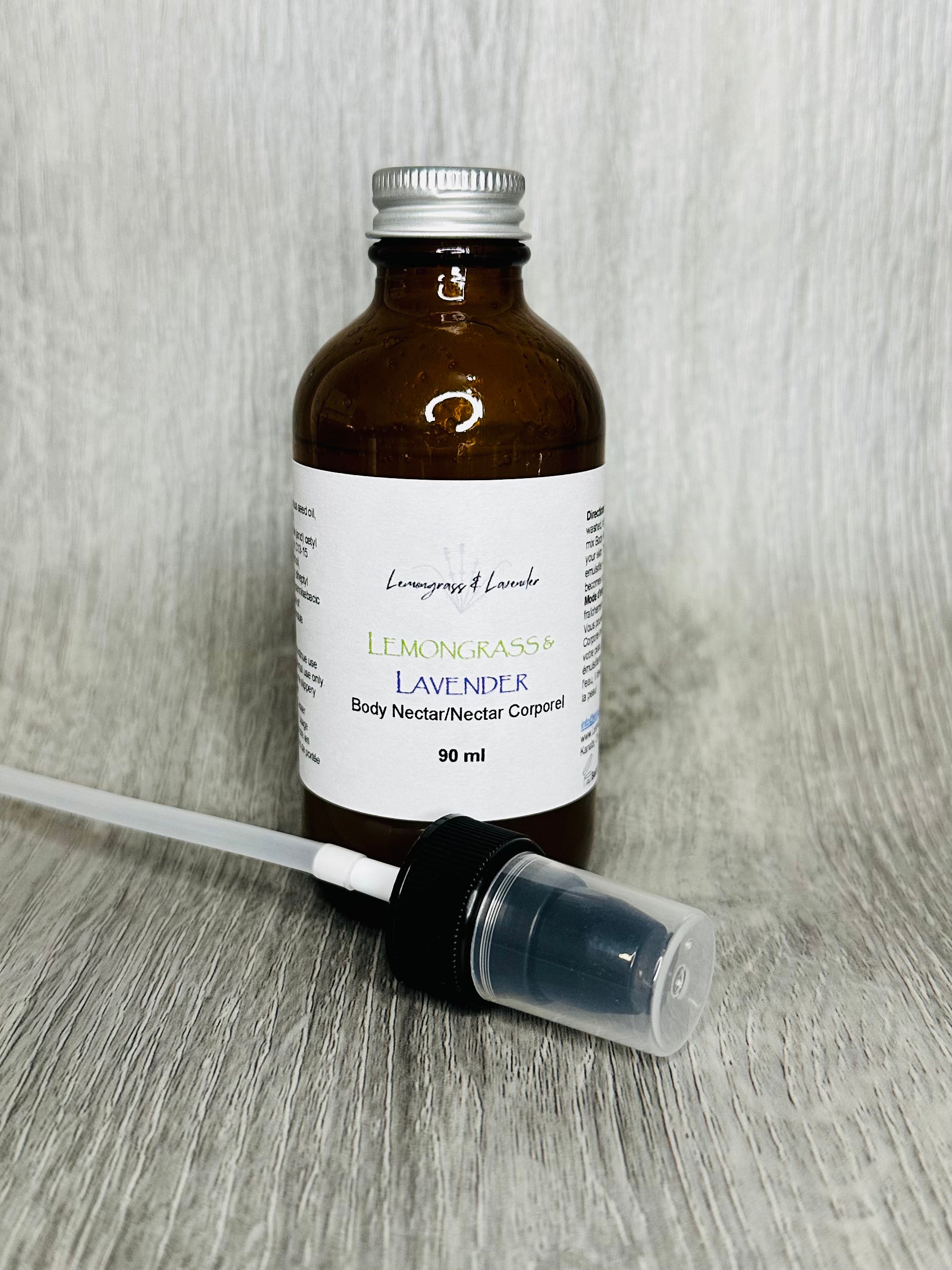 Lemongrass & Lavender Body Nectar/Nectar Corporel