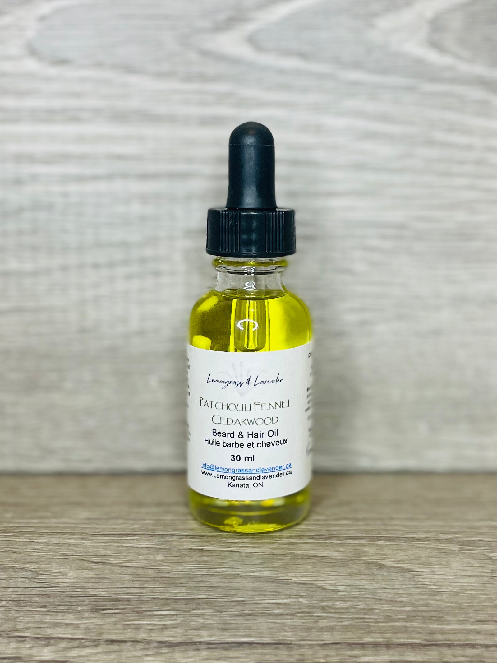 Patchouli Fennel Cedarwood Beard & Hair Oil/huile barbe et cheveux