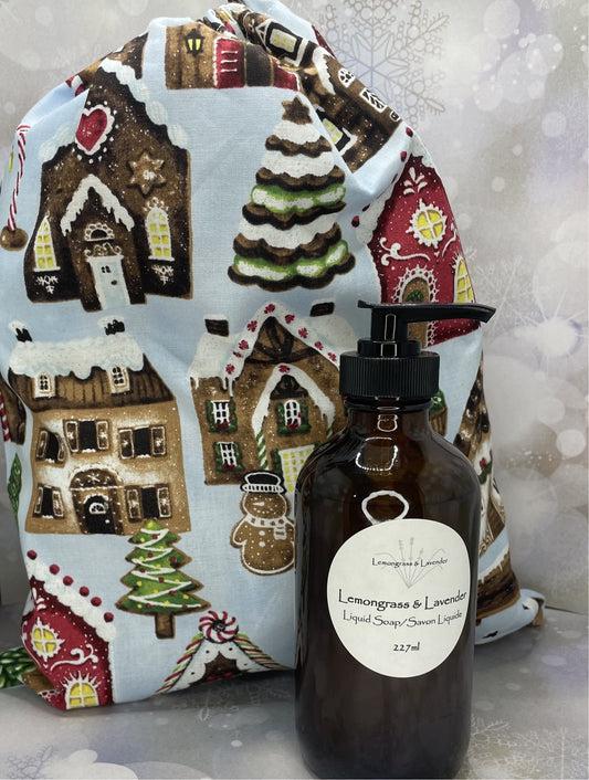 Large drawstring gift bag