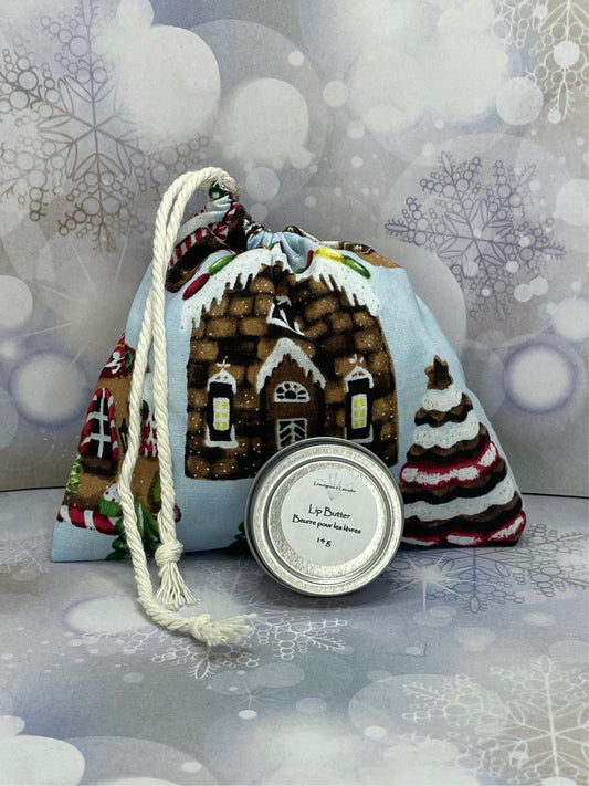 Drawstring Fabric Gift Bag - XS