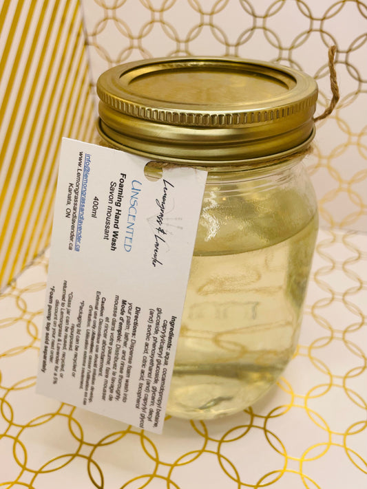 Unscented  Foaming Hand Wash/savon moussant