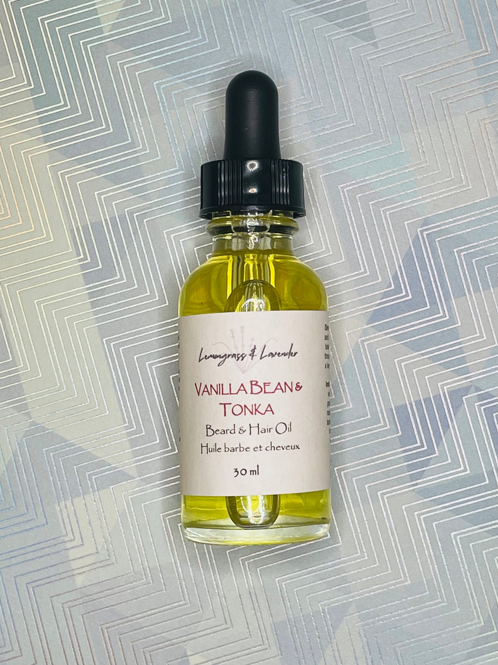 Vanilla Bean & Tonka Beard & Hair Oil/huile barbe et cheveux